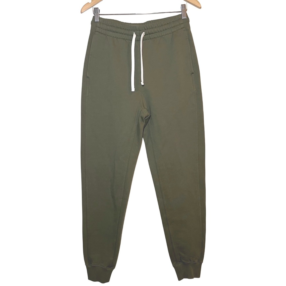 Duluth Trading Co Womens Souped-Up Sweatpants Olive Green Joggers XS NEW